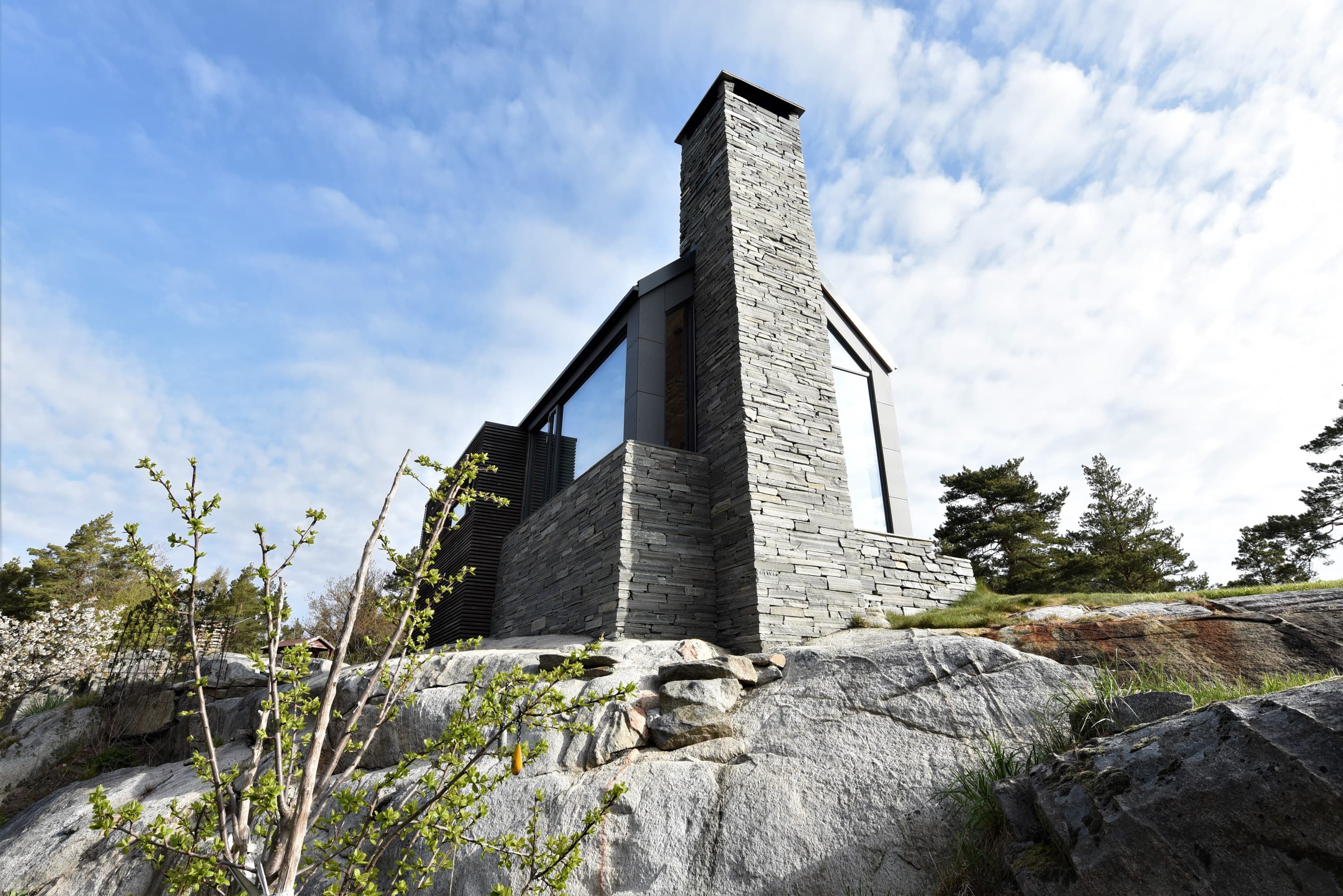 Tørrmur i Oppdal Mørk skifer